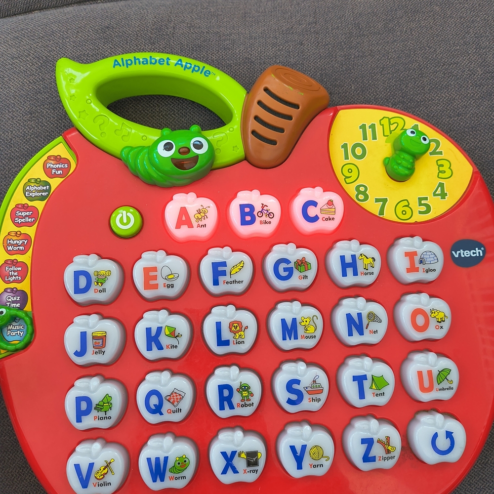 Red Apple Learning Toy - Picture 4 of 5